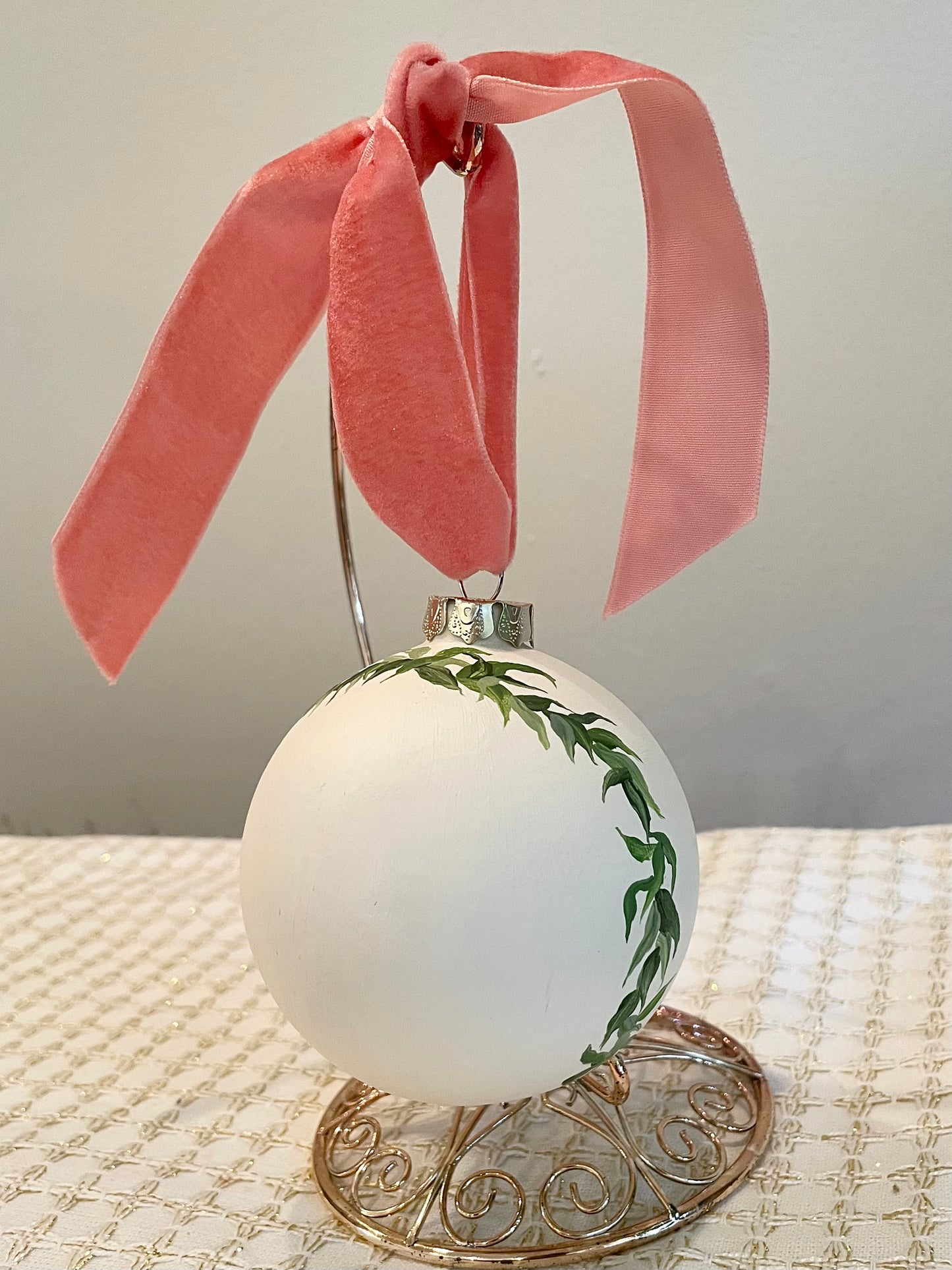 Heirloom Garland Ornament *Blank for Personalization 2