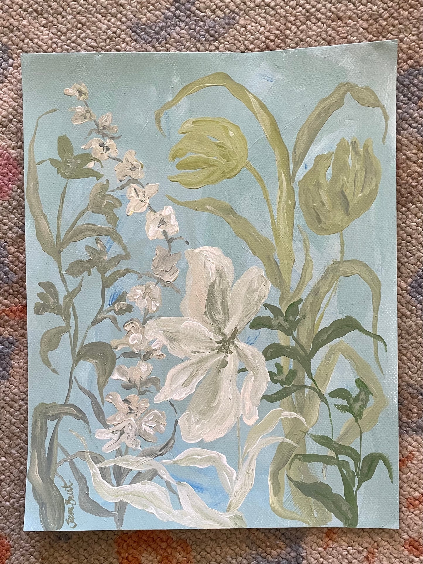 Secret Garden in Greens & Blues