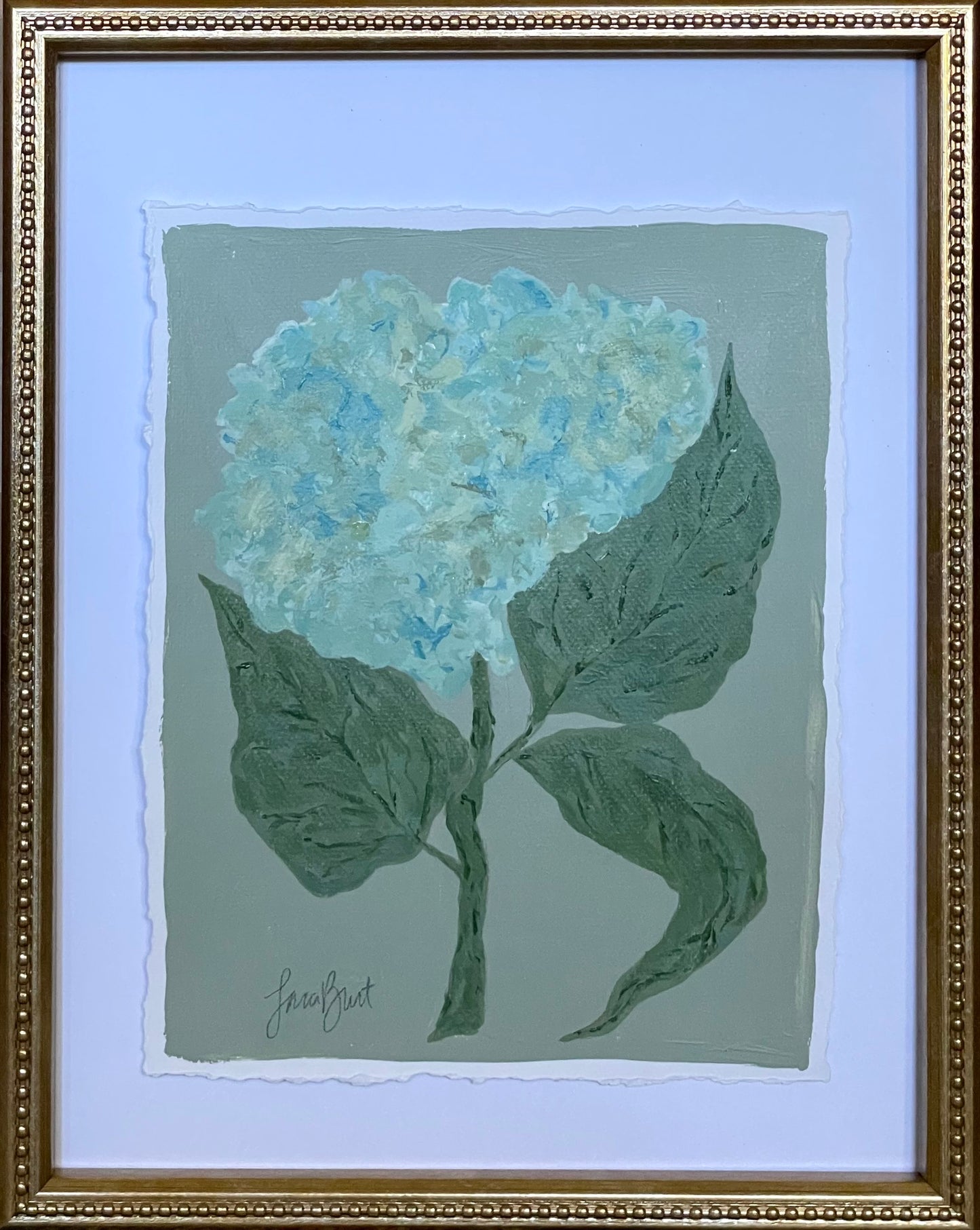 Sage and Blue Hydrangea no. 2