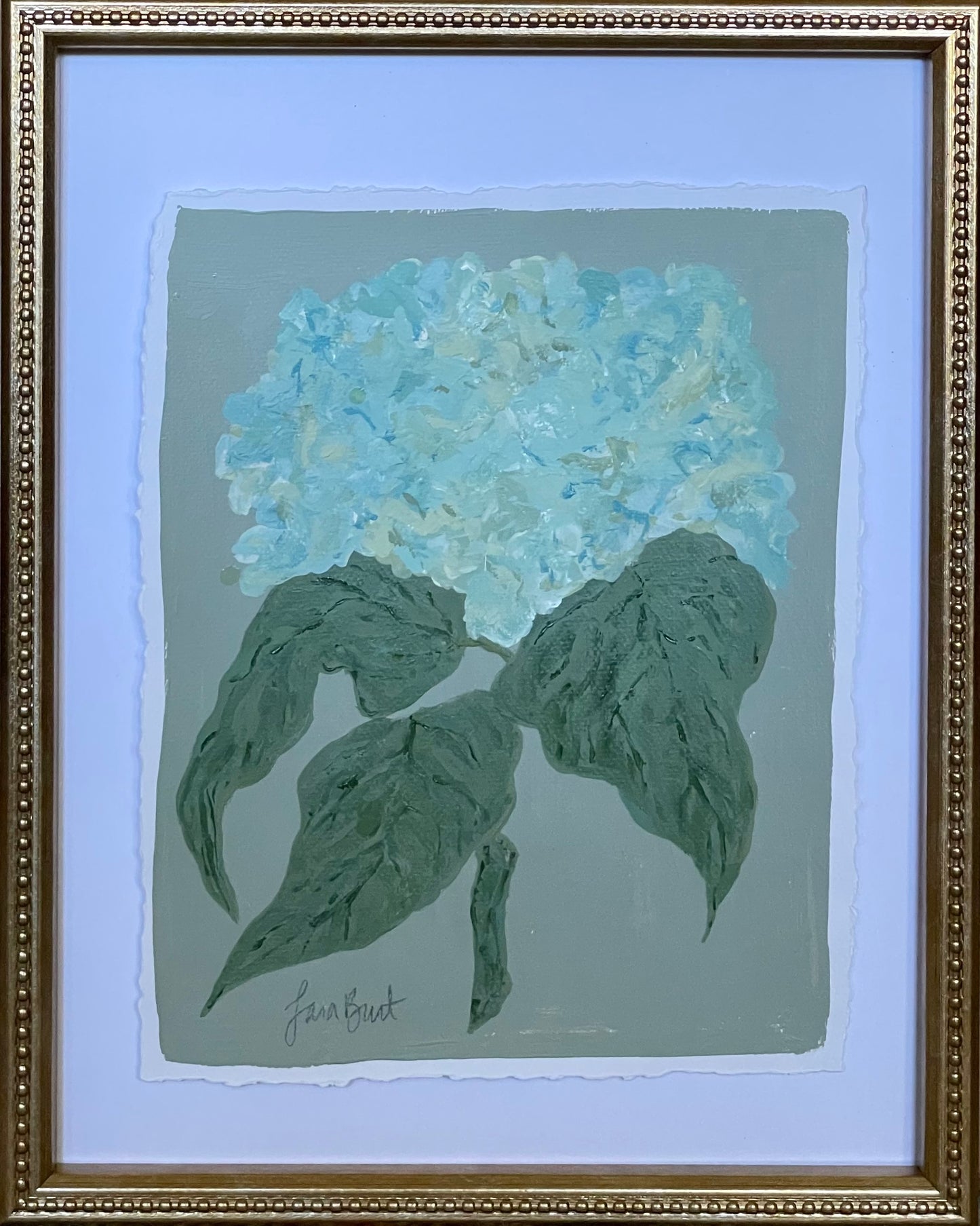 Sage and Blue Hydrangea no. 3