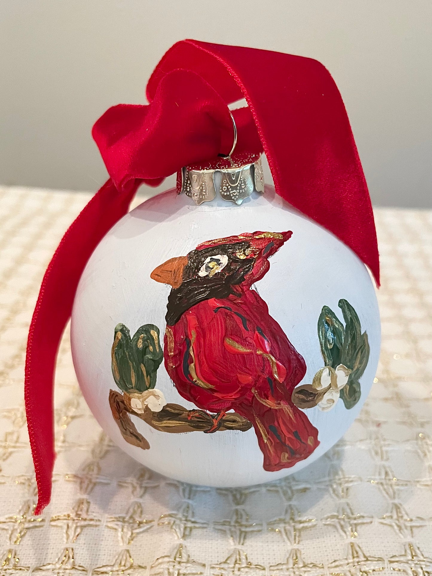 Cardinal on Pale Blue 2