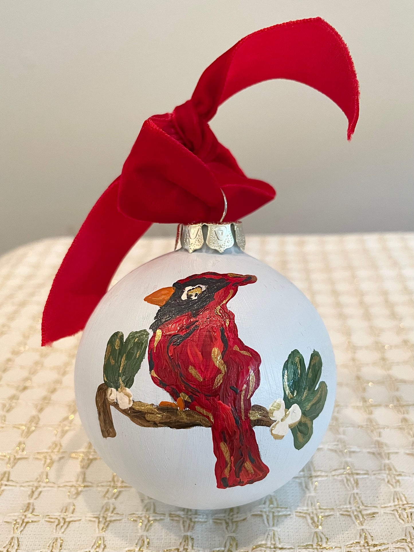 Cardinal on Pale Blue 8