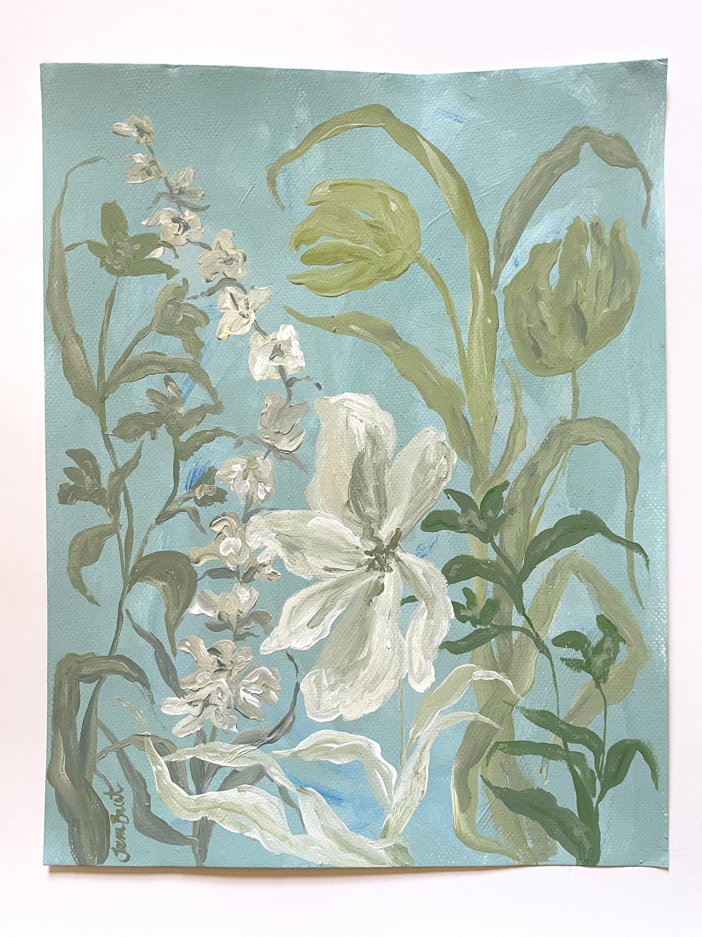 Secret Garden in Greens & Blues