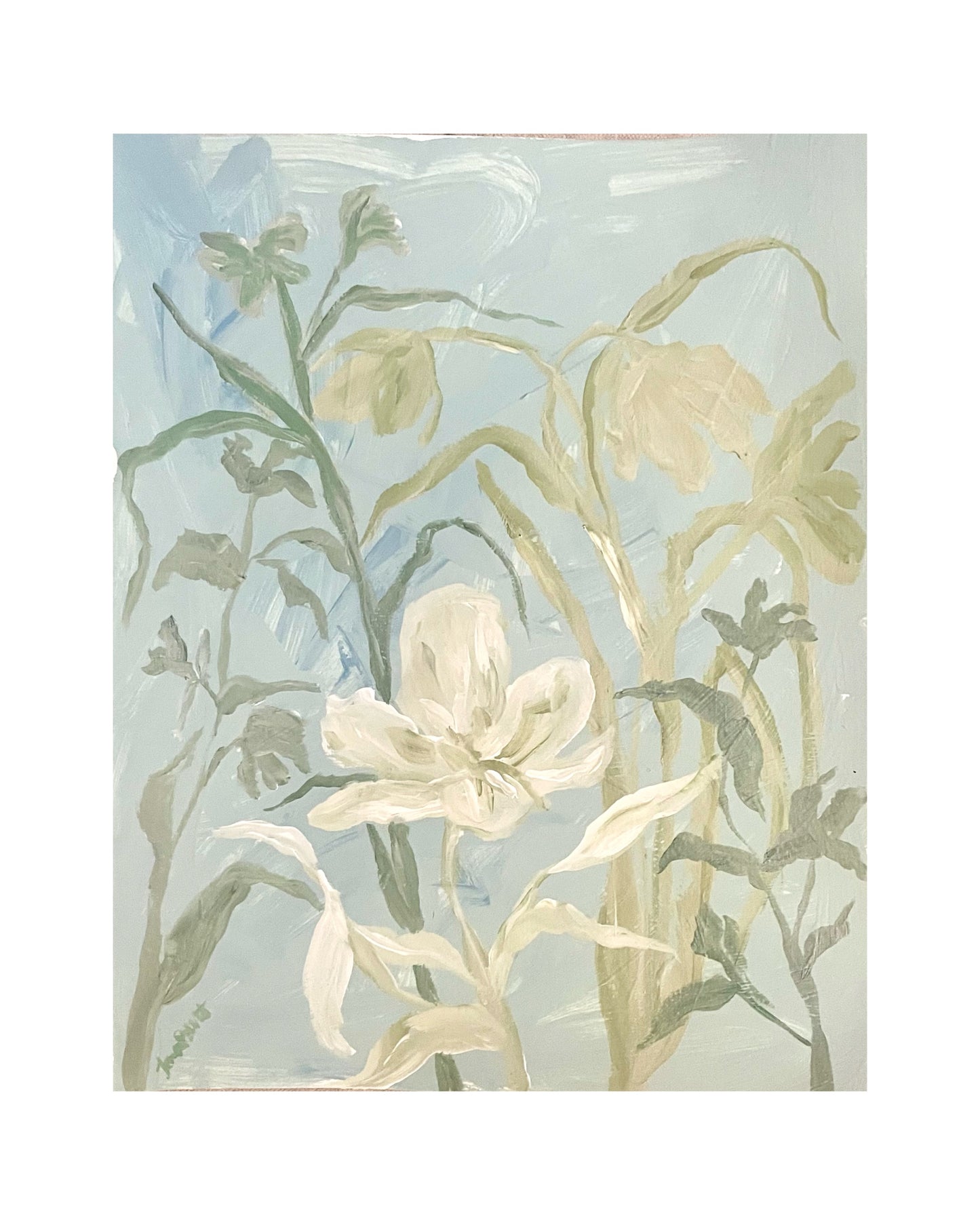 Soft blues & greens secret garden