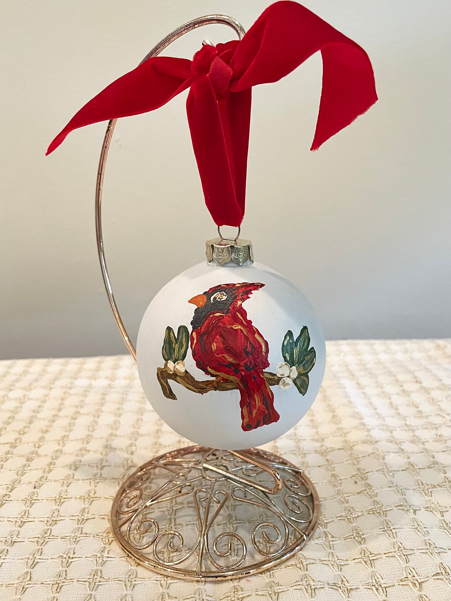 Cardinal on Pale Blue 3