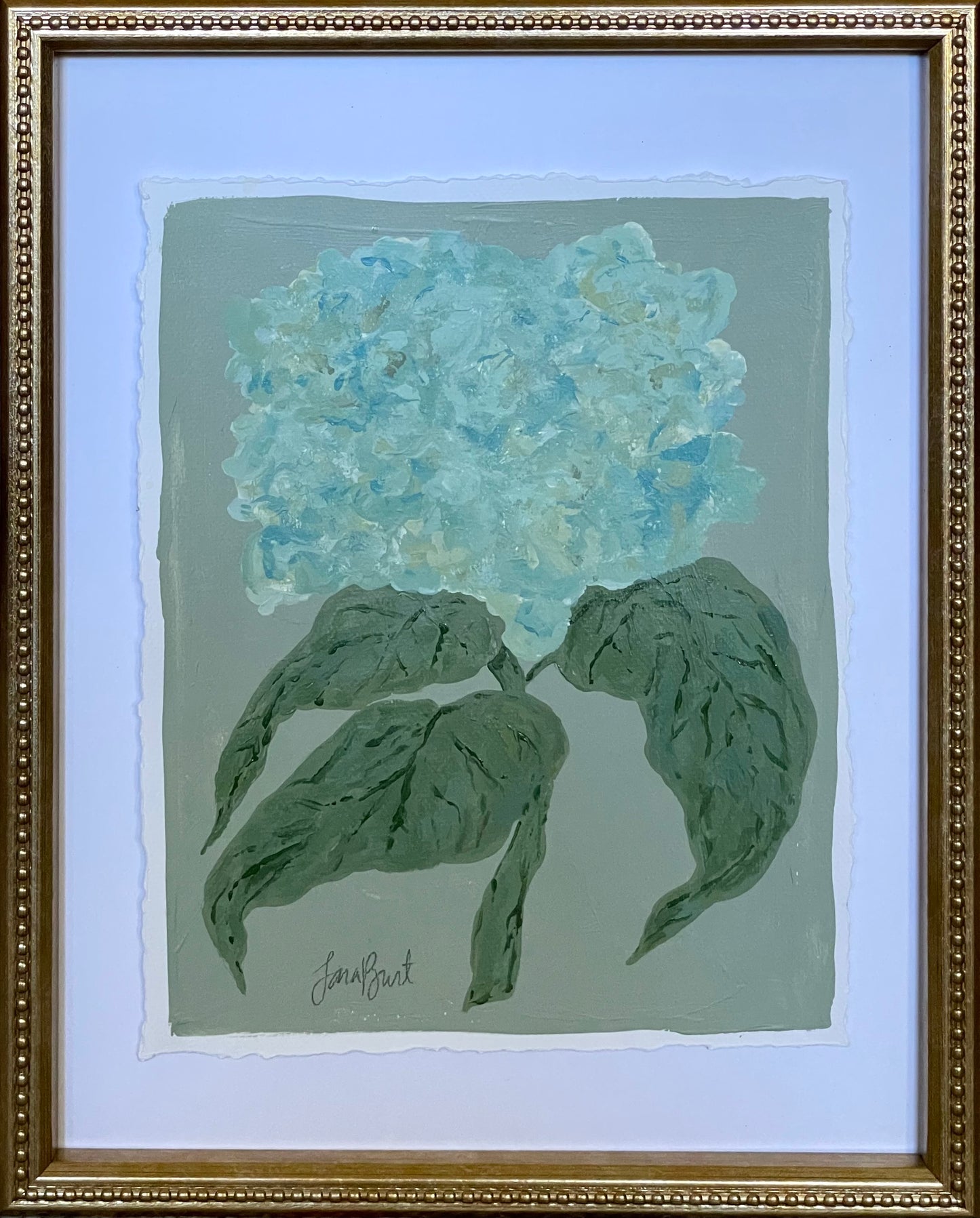 Sage and Blue Hydrangea no. 1