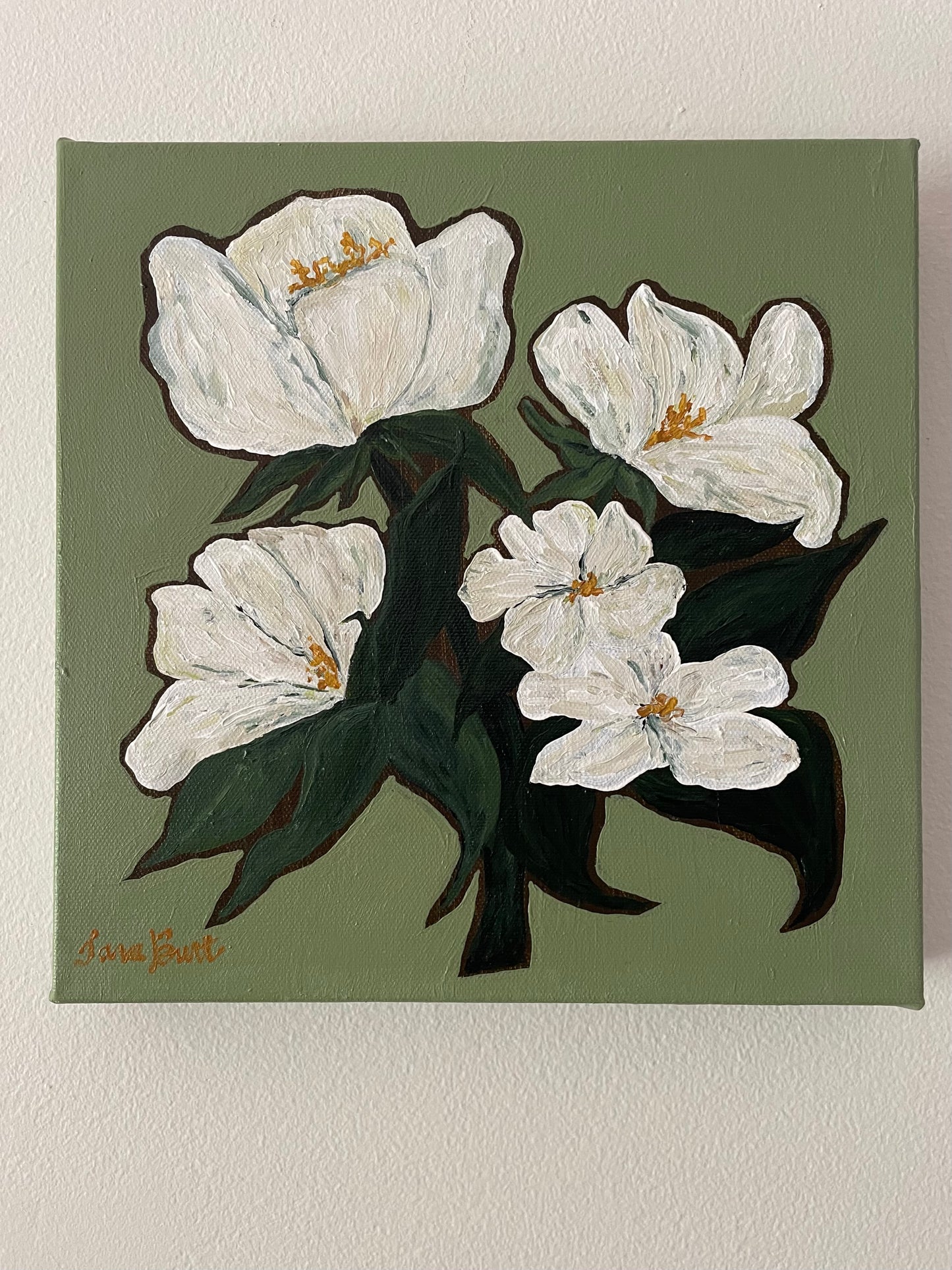 Soft Sage Blossoms no. 1