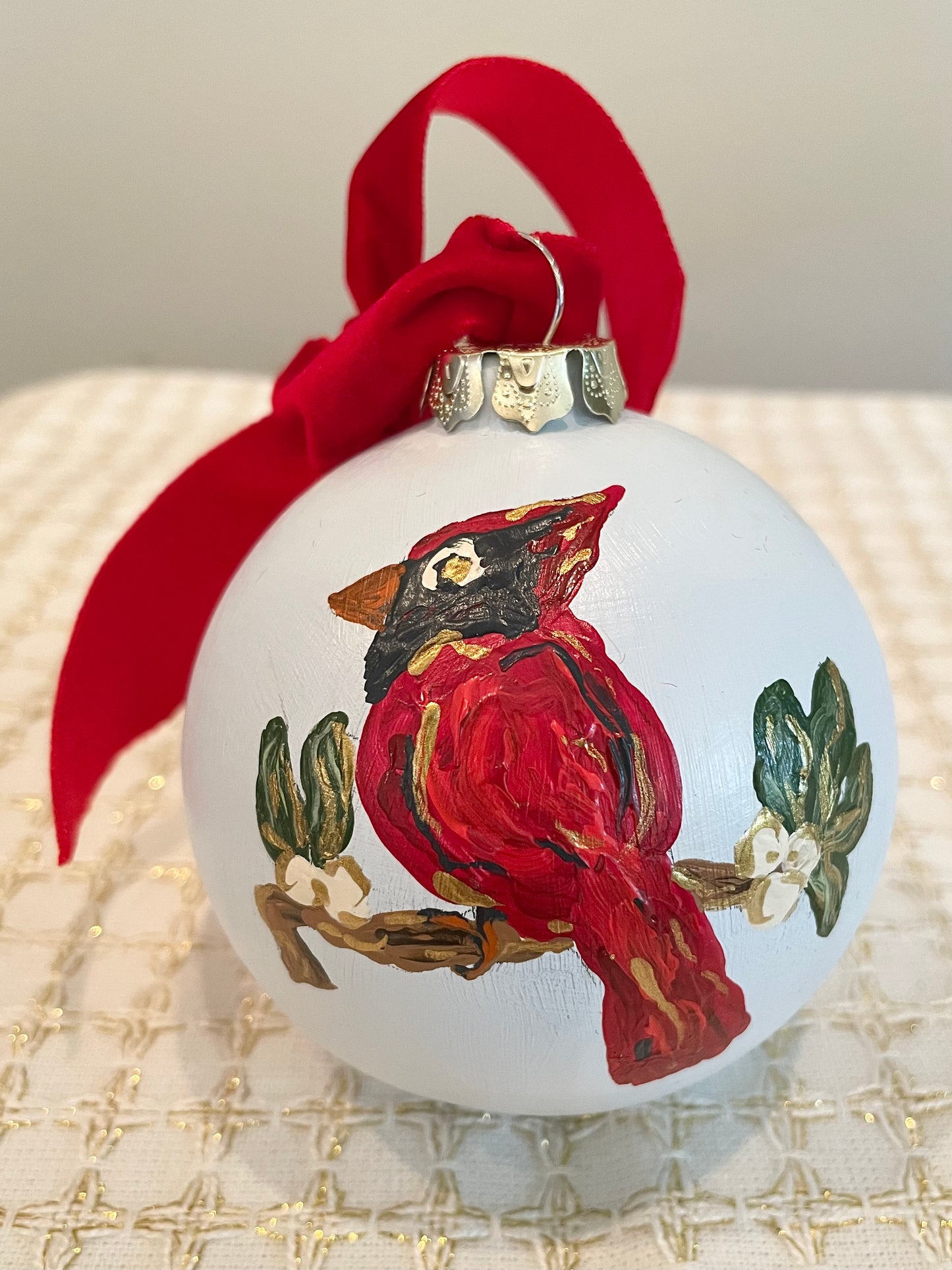 Cardinal on Pale Blue 10