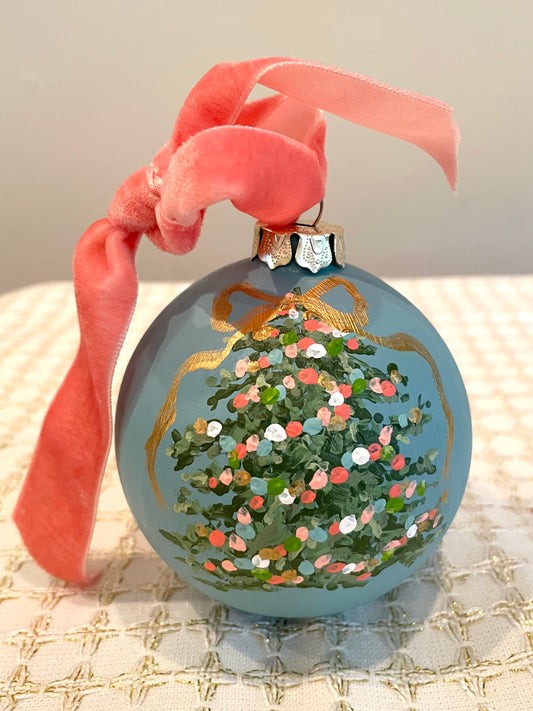 Blue Pointillism Tree 8