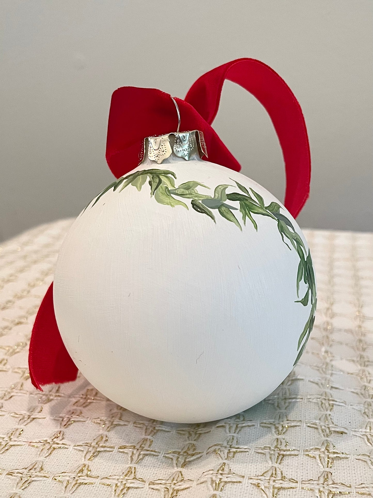 Heirloom Garland Ornament *Blank for Personalization 3