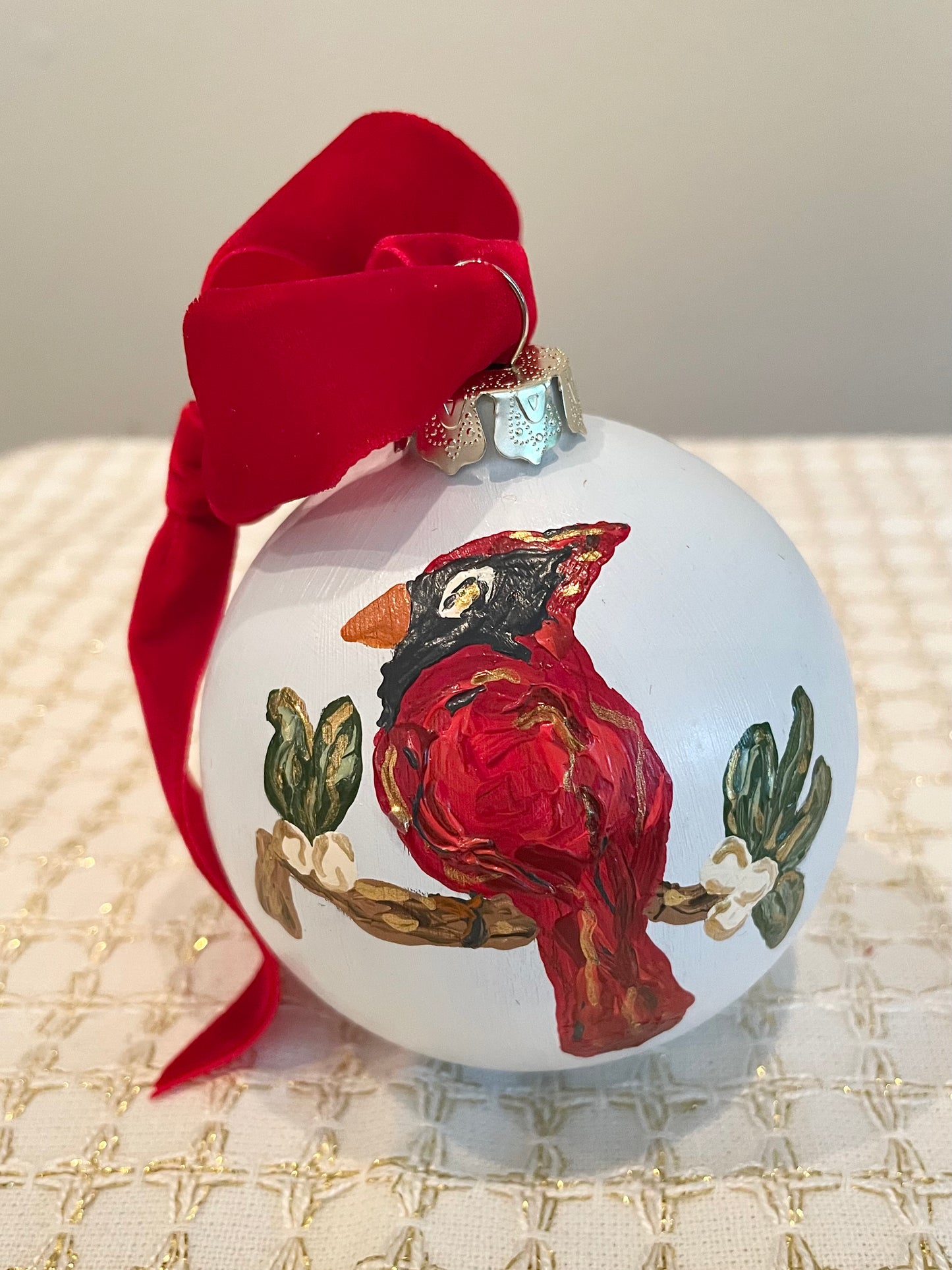 Cardinal on Pale Blue 1