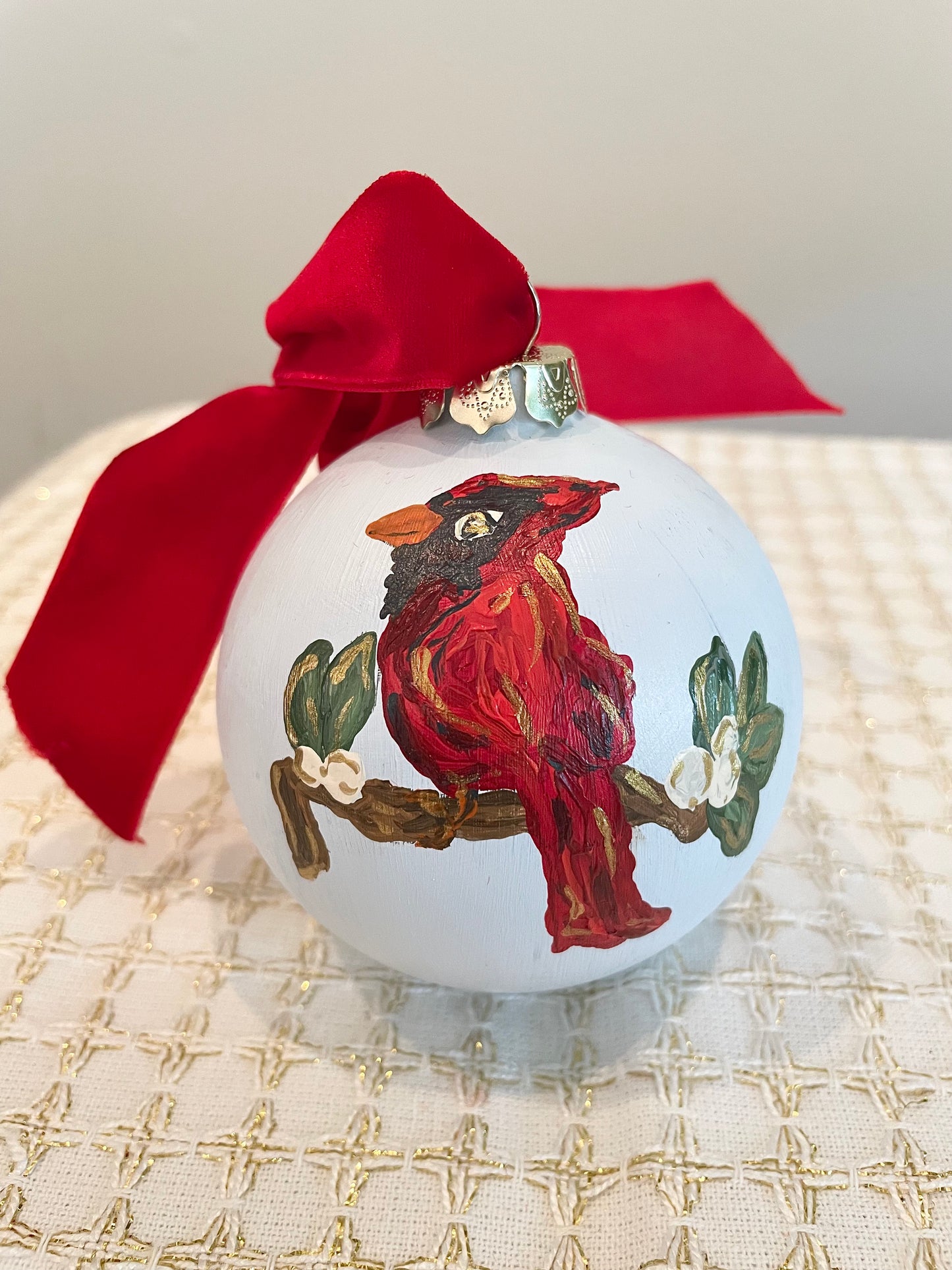 Cardinal on Pale Blue 5