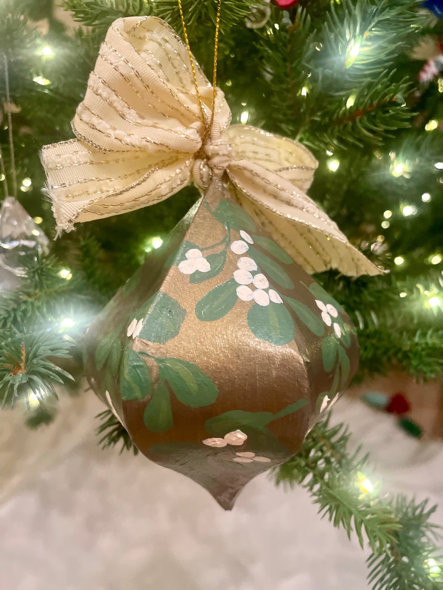 Gold Berries ornament