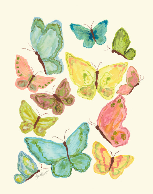 Bright Flutter no 1 Print